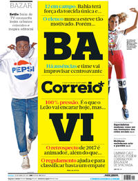 Capa do jornal Correio 30/04/2017