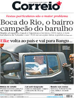 Capa do jornal Correio 31/01/2017