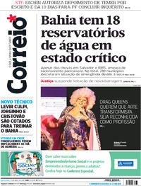 Capa do jornal Correio 31/05/2017