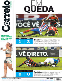 Capa do jornal Correio 31/07/2017