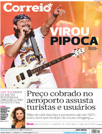 Capa do jornal Correio 01/01/2018