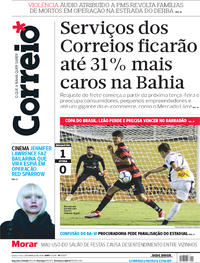 Capa do jornal Correio 01/03/2018
