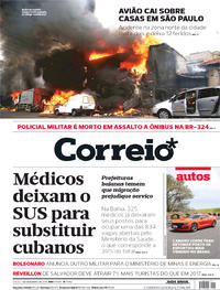 Capa do jornal Correio 01/12/2018