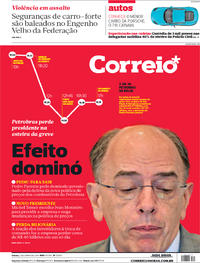 Capa do jornal Correio 02/06/2018