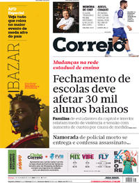 Capa do jornal Correio 02/12/2018