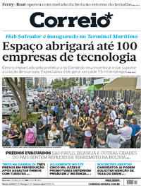 Capa do jornal Correio 03/04/2018