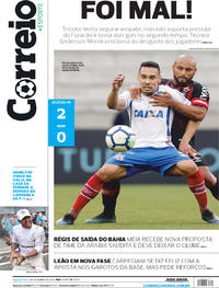 Capa do jornal Correio 03/09/2018
