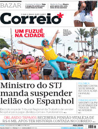 Capa do jornal Correio 04/02/2018