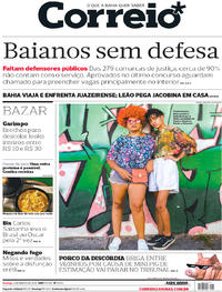 Capa do jornal Correio 04/03/2018