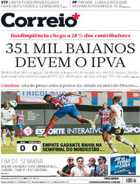 Capa do jornal Correio 04/05/2018