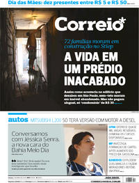 Capa do jornal Correio 05/05/2018