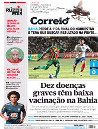 Capa do jornal Correio 05/07/2018