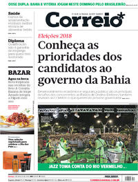 Capa do jornal Correio 05/08/2018