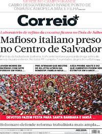 Capa do jornal Correio 05/12/2018