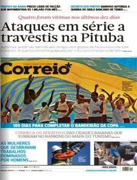 Capa do jornal Correio 06/03/2018