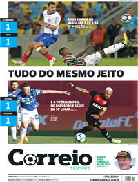 Capa do jornal Correio 06/08/2018