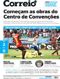 Capa do jornal Correio 06/09/2018