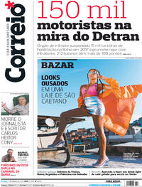 Capa do jornal Correio 07/01/2018