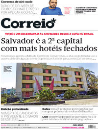 Capa do jornal Correio 07/08/2018