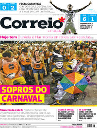 Capa do jornal Correio 08/02/2018