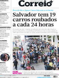 Capa do jornal Correio 08/05/2018