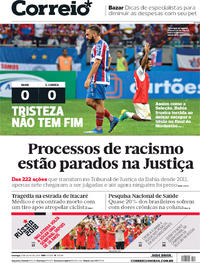 Capa do jornal Correio 08/07/2018