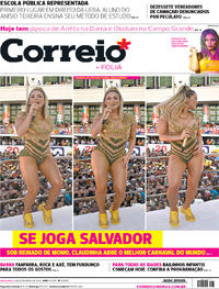Capa do jornal Correio 09/02/2018
