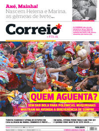 Capa do jornal Correio 11/02/2018