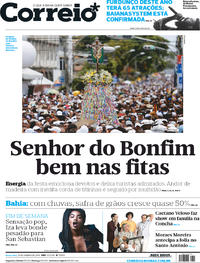 Capa do jornal Correio 12/01/2018