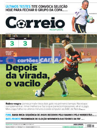 Capa do jornal Correio 12/03/2018