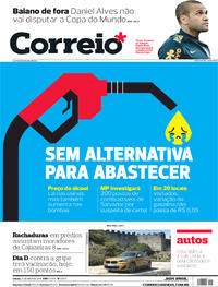 Capa do jornal Correio 12/05/2018