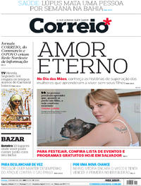 Capa do jornal Correio 13/05/2018