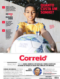 Capa do jornal Correio 15/07/2018