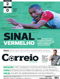 Capa do jornal Correio 16/04/2018