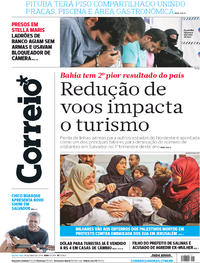 Capa do jornal Correio 16/05/2018