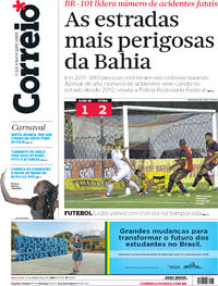 Capa do jornal Correio 17/01/2018