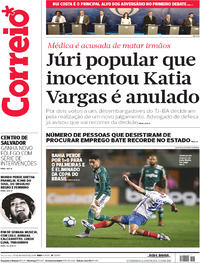 Capa do jornal Correio 17/08/2018