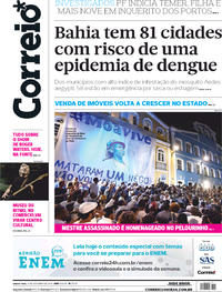 Capa do jornal Correio 17/10/2018