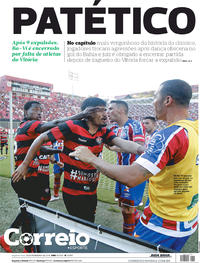 Capa do jornal Correio 19/02/2018