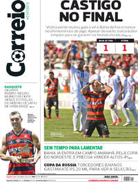 Capa do jornal Correio 19/03/2018