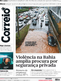 Capa do jornal Correio 19/04/2018