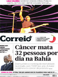 Capa do jornal Correio 19/08/2018