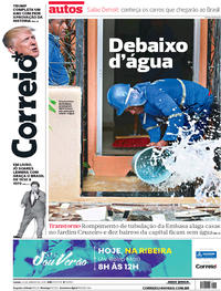 Capa do jornal Correio 20/01/2018