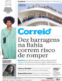 Capa do jornal Correio 20/11/2018