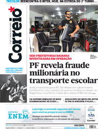 Capa do jornal Correio 22/08/2018