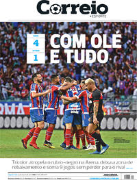 Capa do jornal Correio 23/07/2018