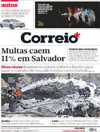 Capa do jornal Correio 24/03/2018