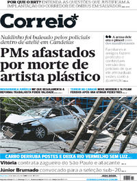 Capa do jornal Correio 24/04/2018