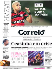 Capa do jornal Correio 25/03/2018