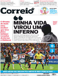 Capa do jornal Correio 25/10/2018